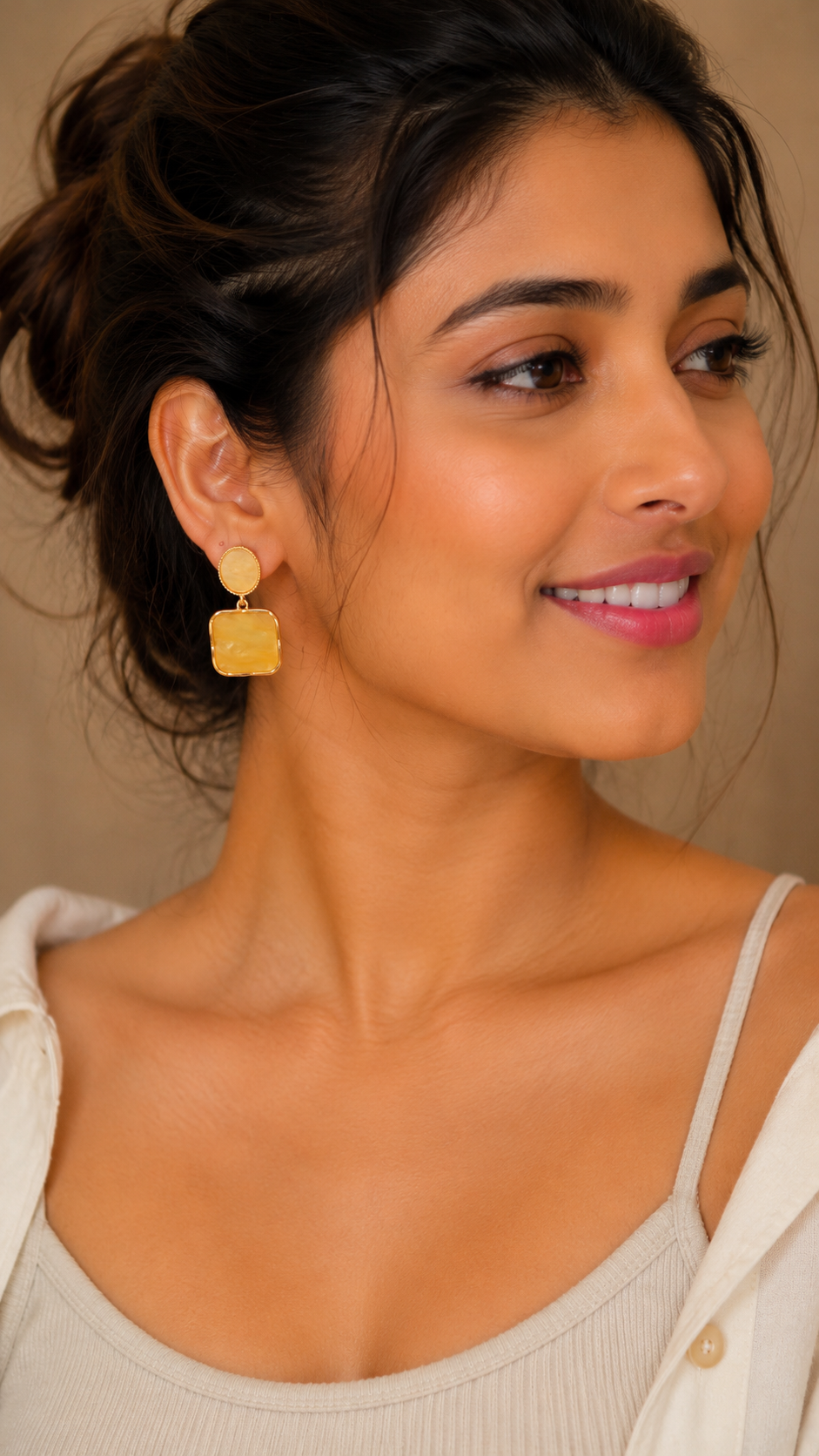 Geometric Square Designer Earrings for Women – Statement Earrings