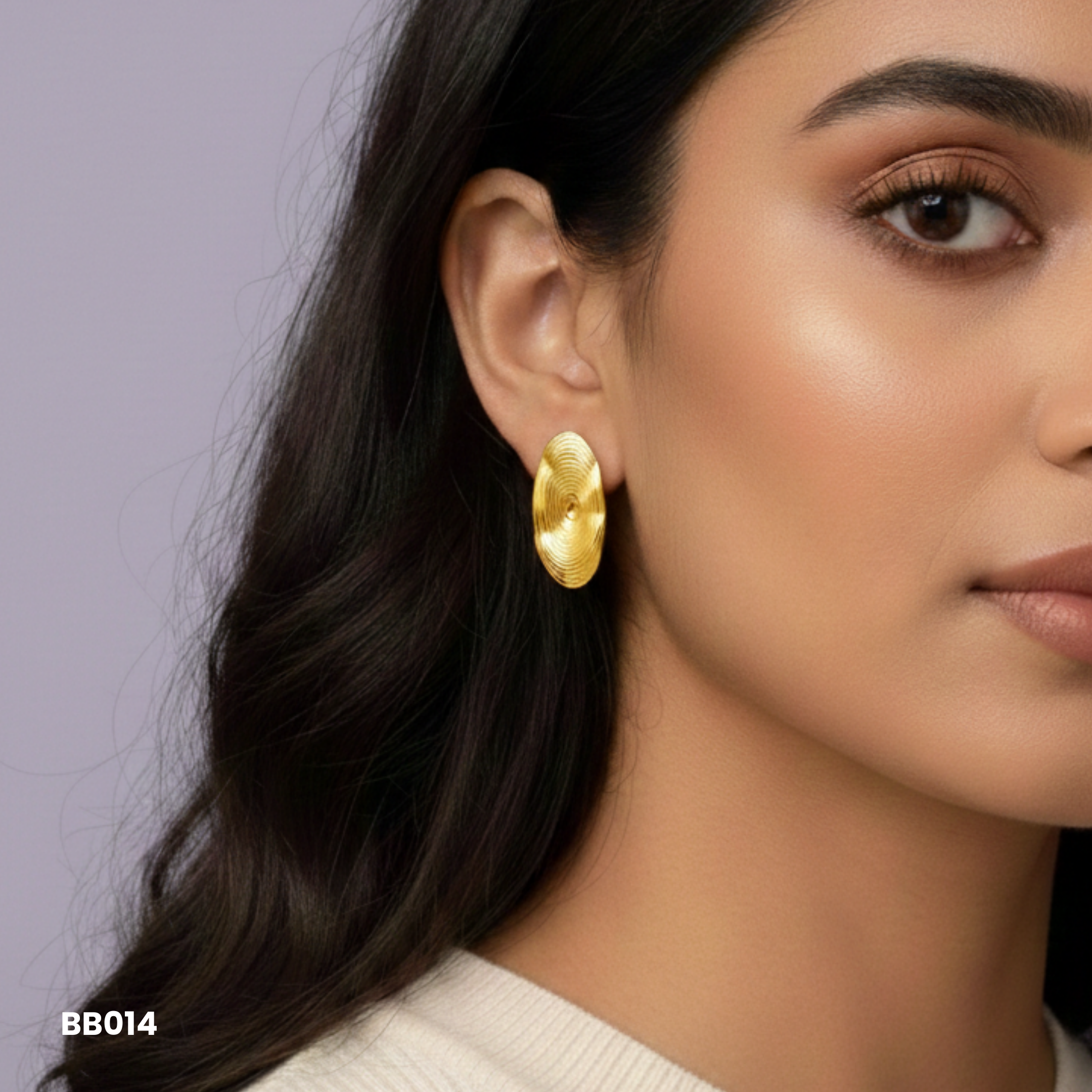 Aura Disc Anti Tarnish Earrings