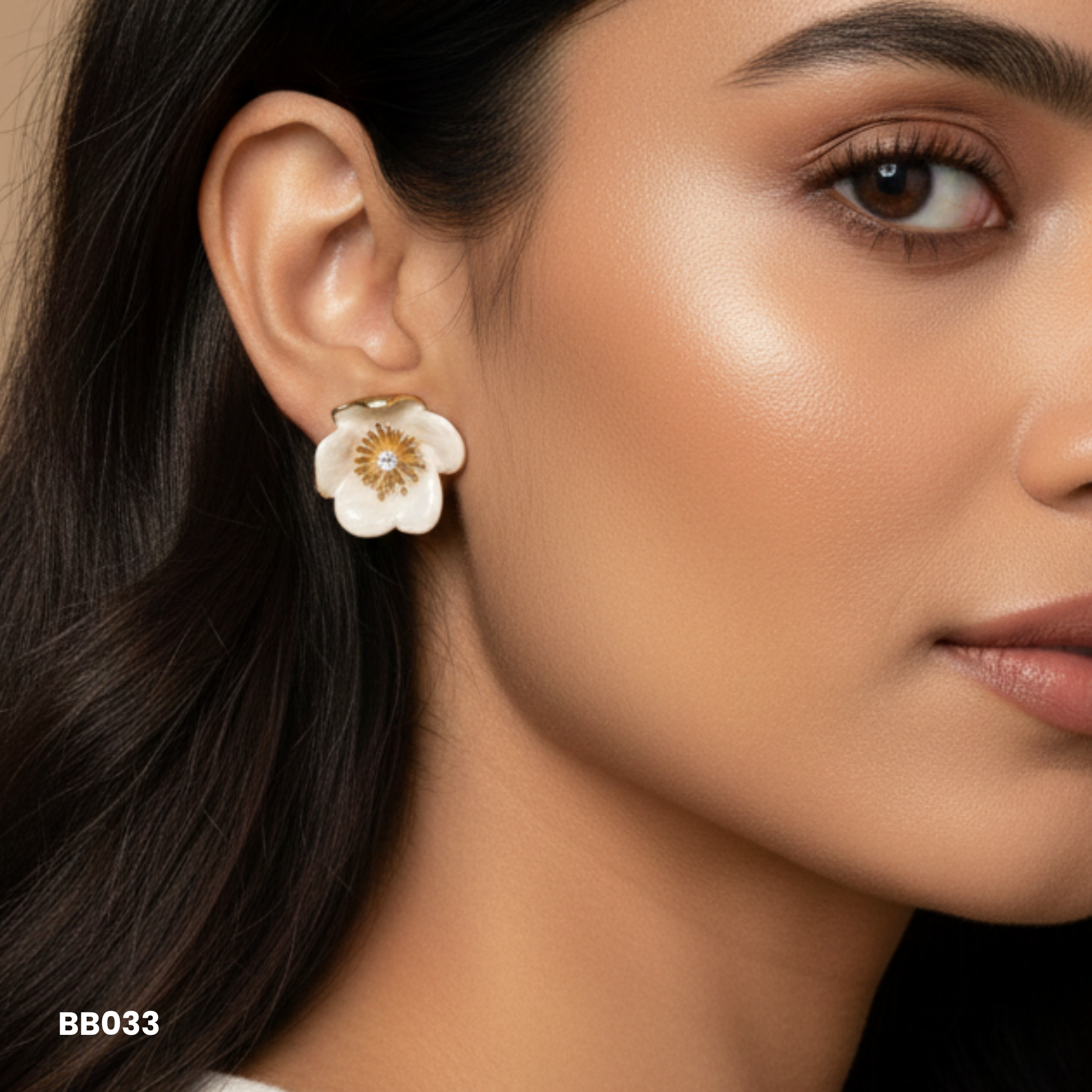 Blossom Pastel Enamel Floral Earrings