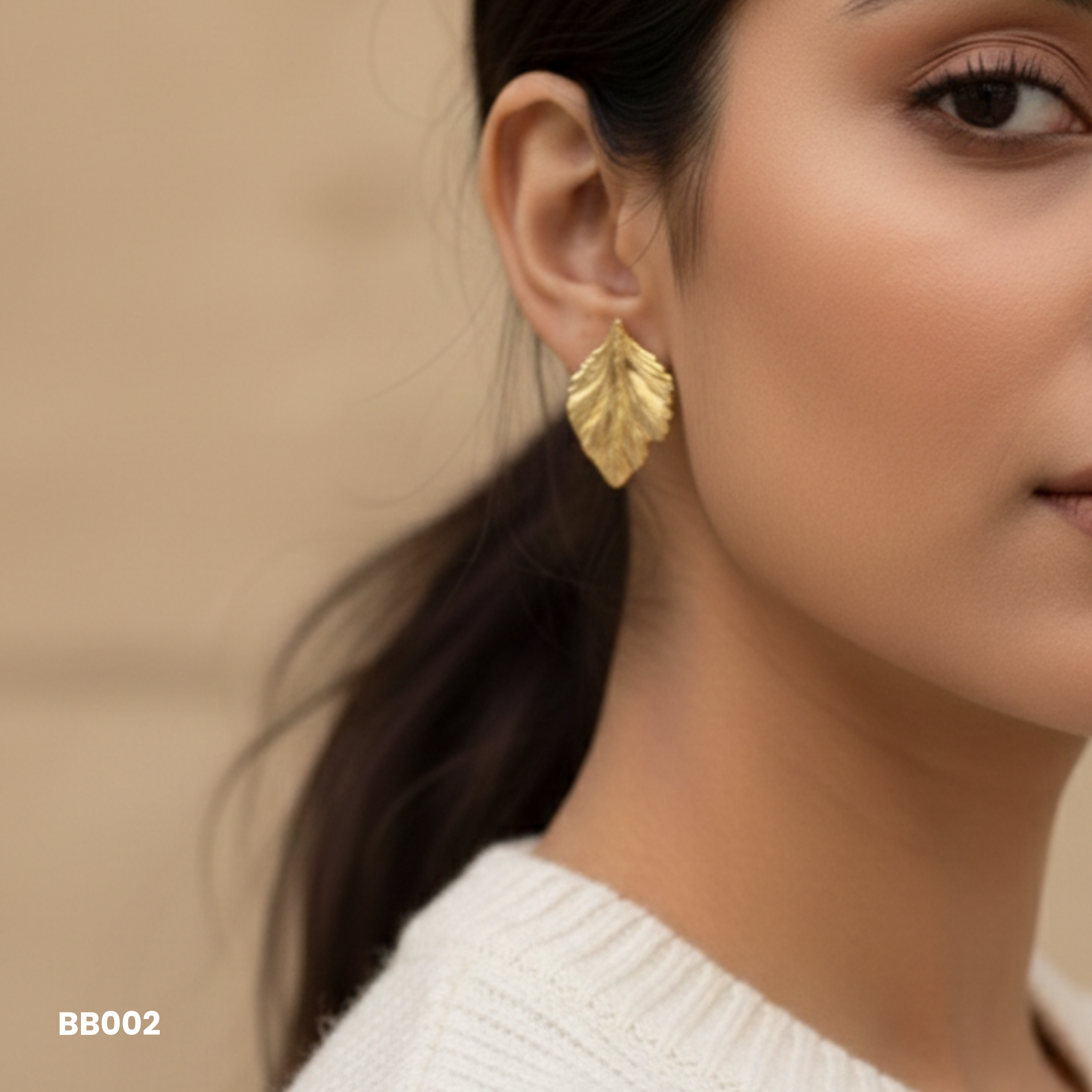 The Eden Leaf Earrings (Anti Tarnish)