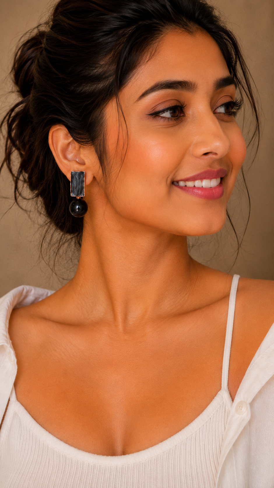 Minimal Pearl Drop Designer Earrings for Women – Elegant Daily Wear Studs