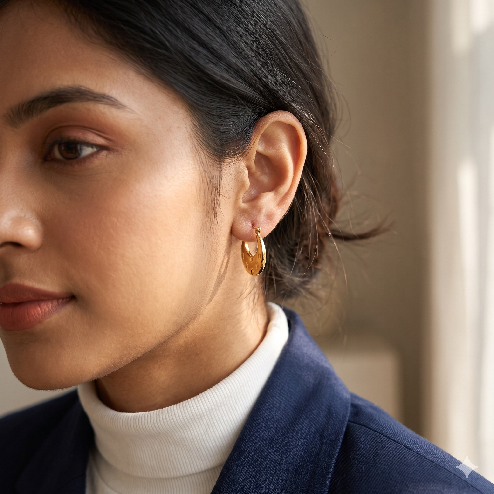 Aurora Twist Anti Tarnish Hoops