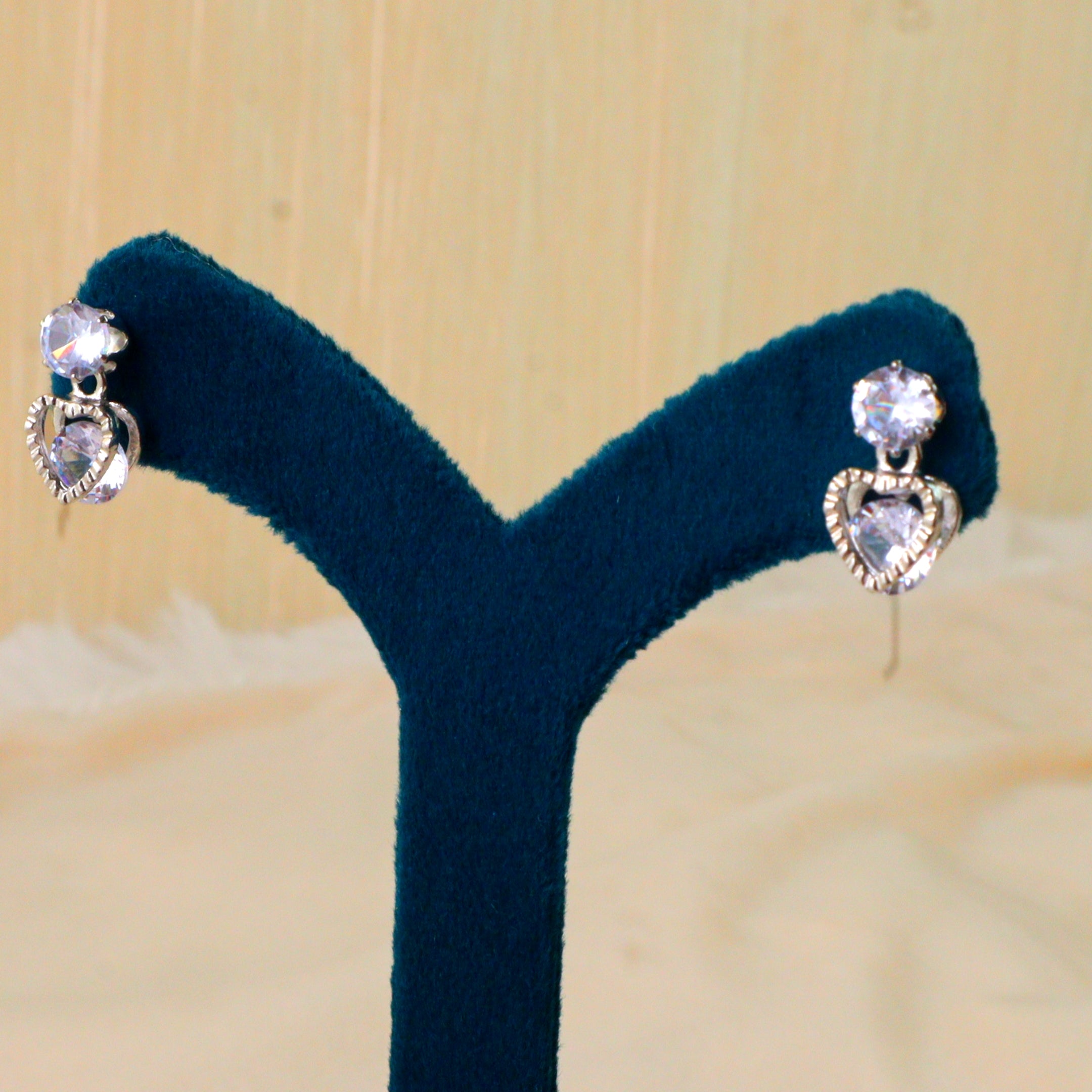 Sparkling Crystal drop Silver Earrings | Elegant Women's Fashion Jewelry