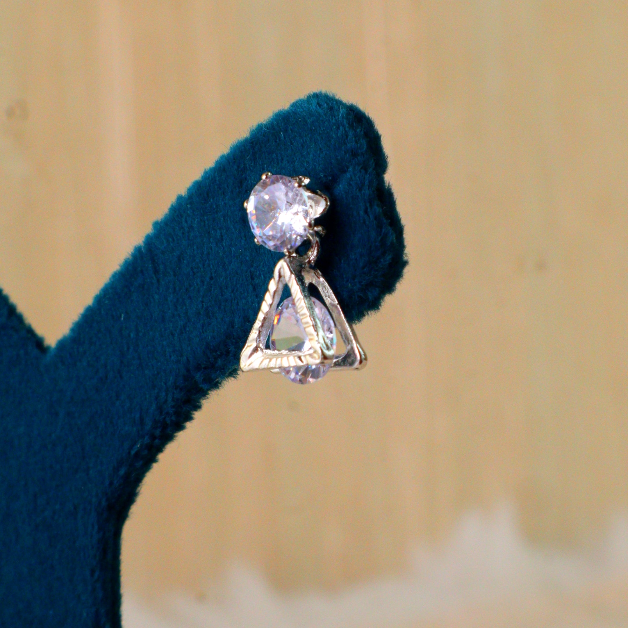 Sparkling Crystal drop Silver Earrings | Elegant Women's Fashion Jewelry