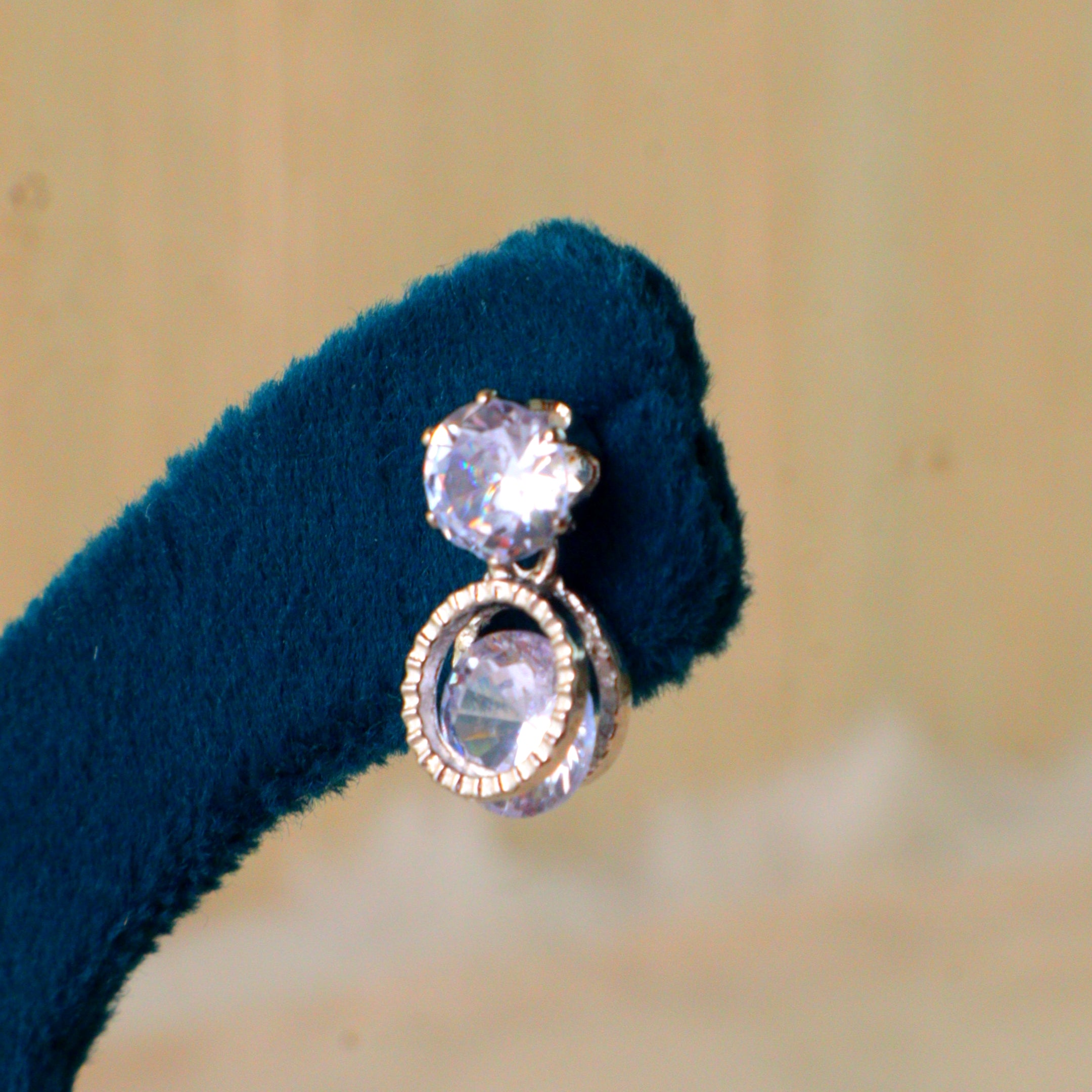 Sparkling Crystal drop Silver Earrings | Elegant Women's Fashion Jewelry