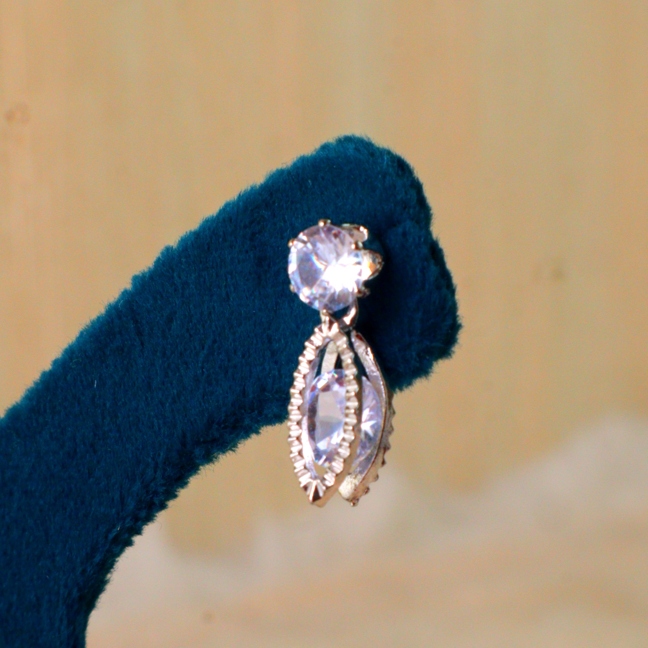 Sparkling Crystal drop Silver Earrings | Elegant Women's Fashion Jewelry