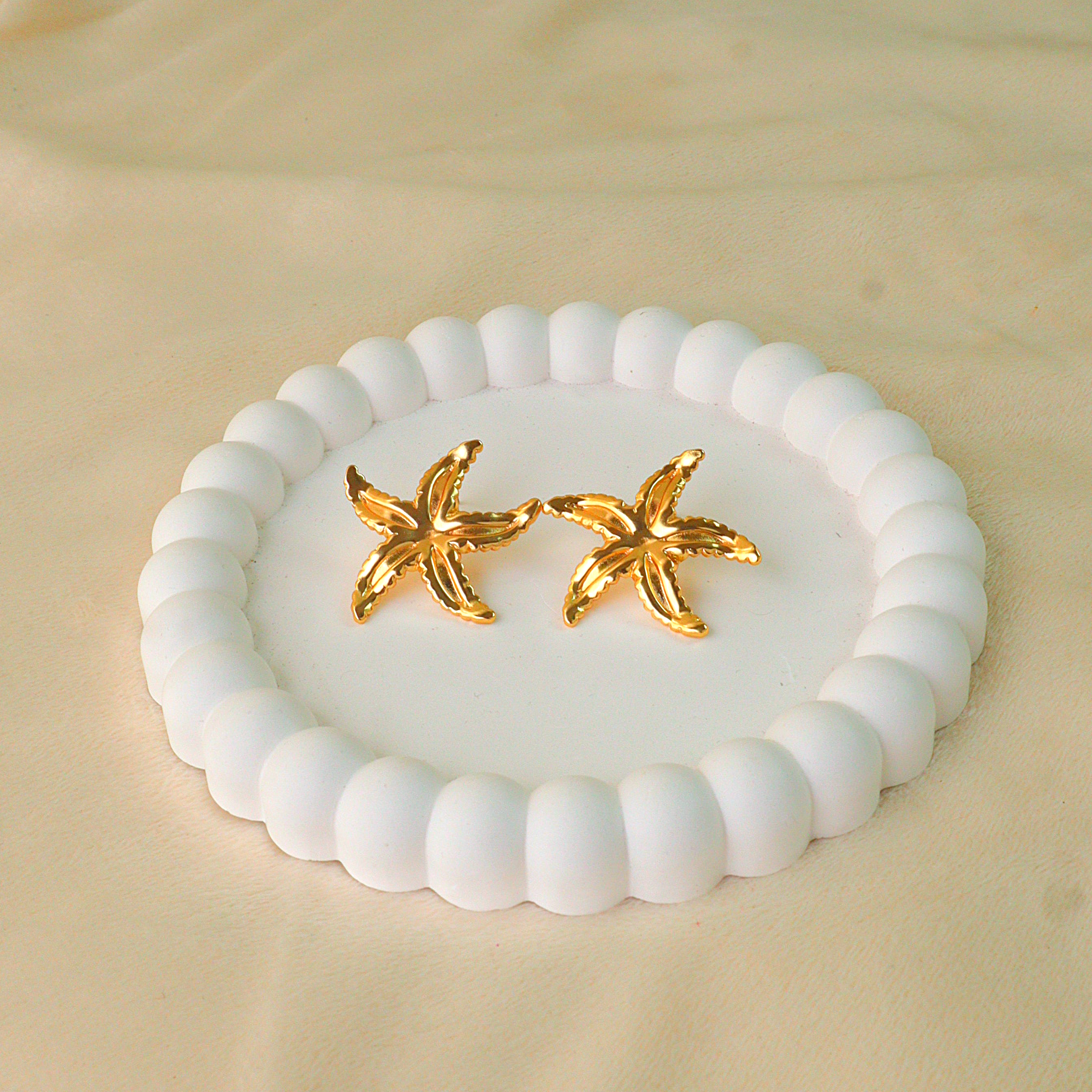 Coral Coast Starfish Anti Tarnish Earrings