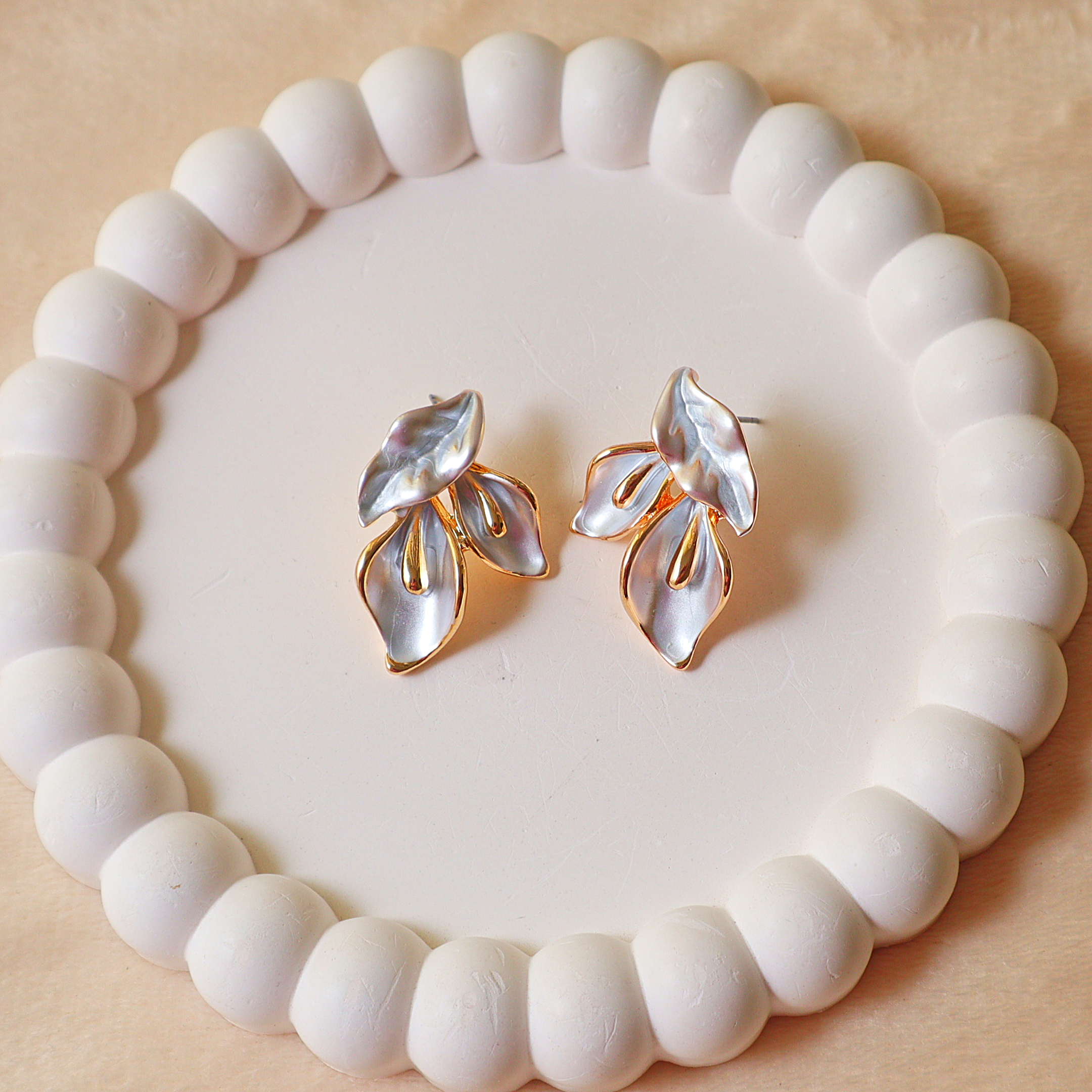 Leaf Statement Earrings for Women – Designer Earrings