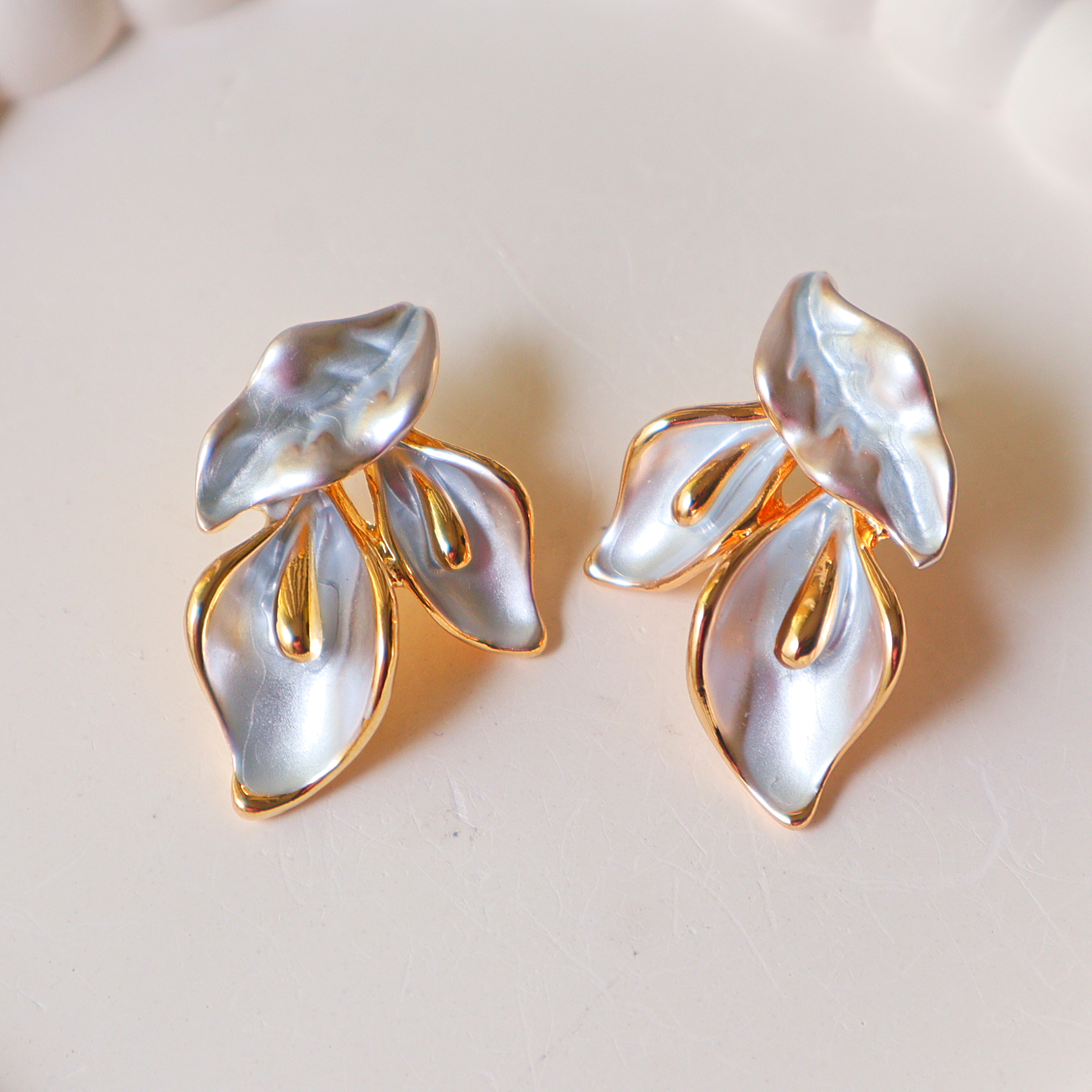 Leaf Statement Earrings for Women – Designer Earrings