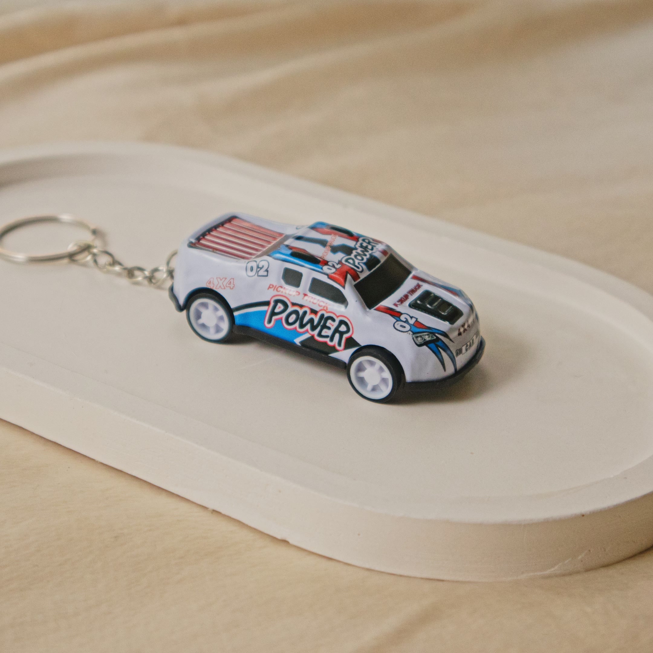 Mini Pull Back Car #02 keychain - Interactive Toy Race Car Bag Charm