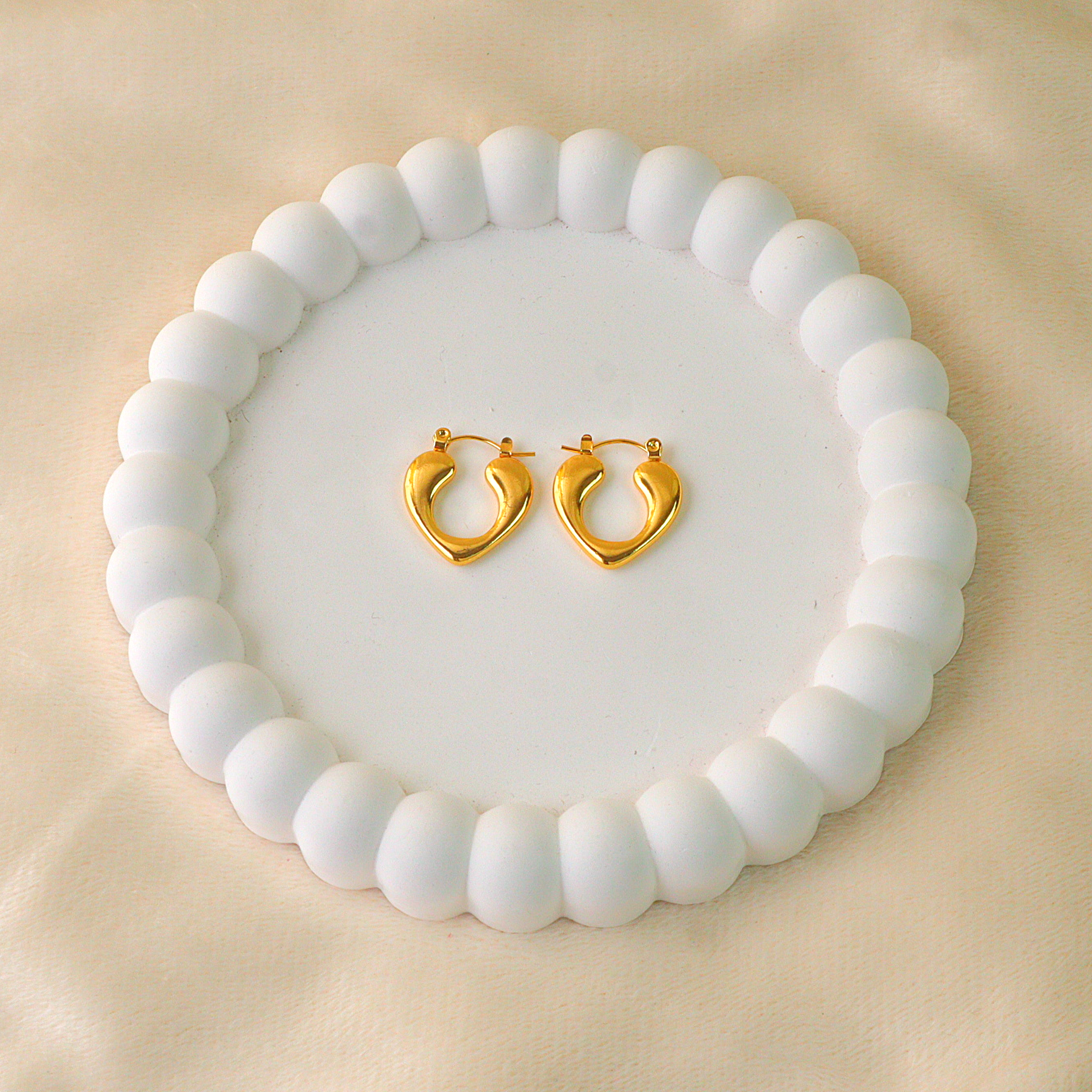 Heart Melt Anti Tarnish Earrings