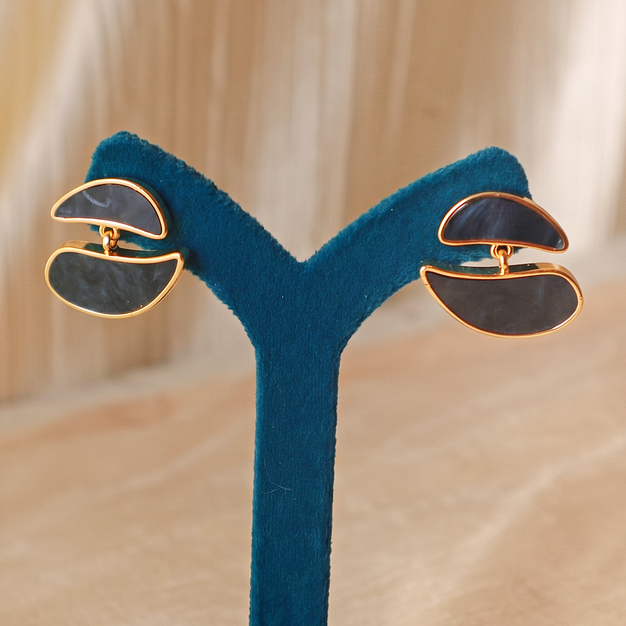 Abstract Pearl Designer Earrings for Women - Statement Earrings