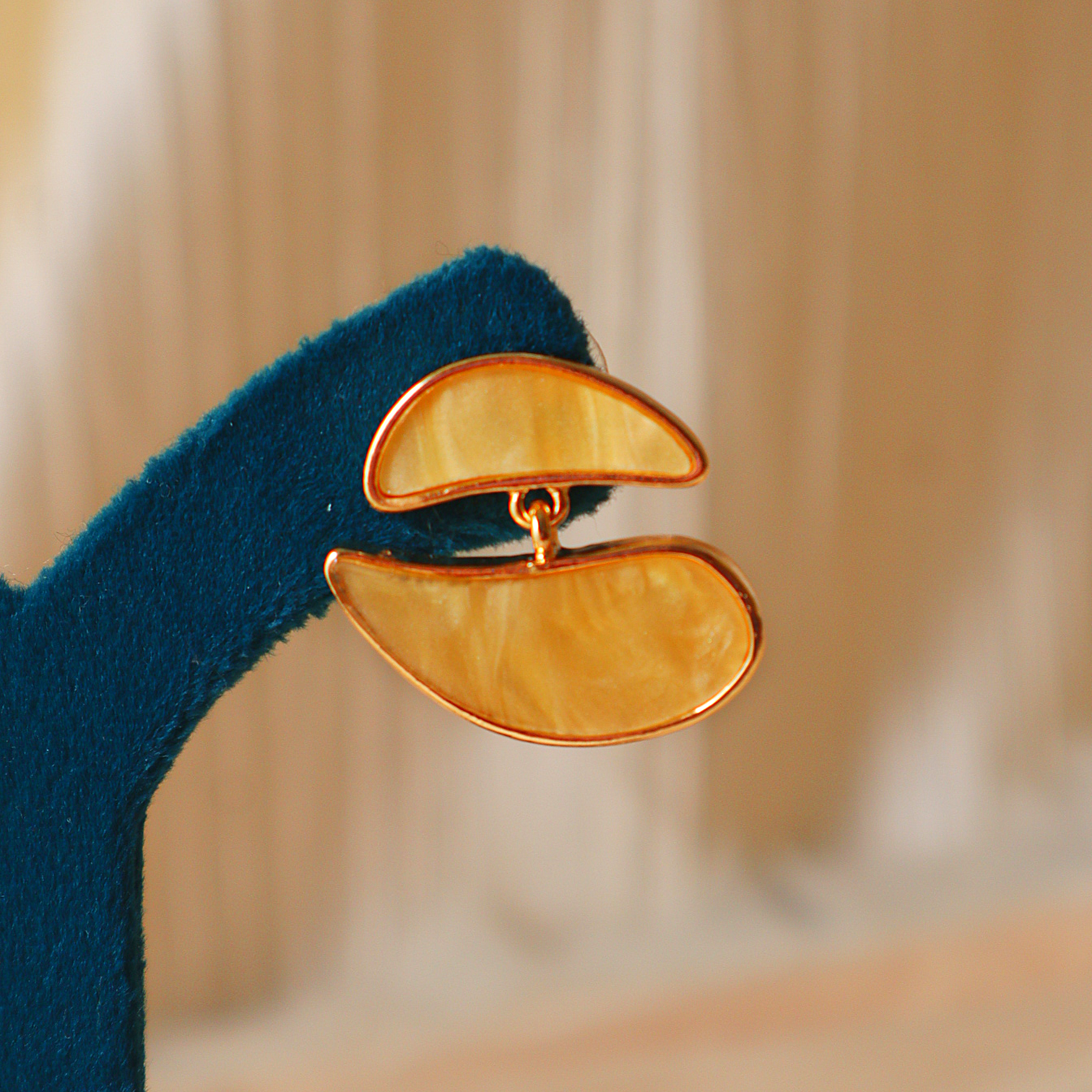 Abstract Pearl Designer Earrings for Women - Statement Earrings