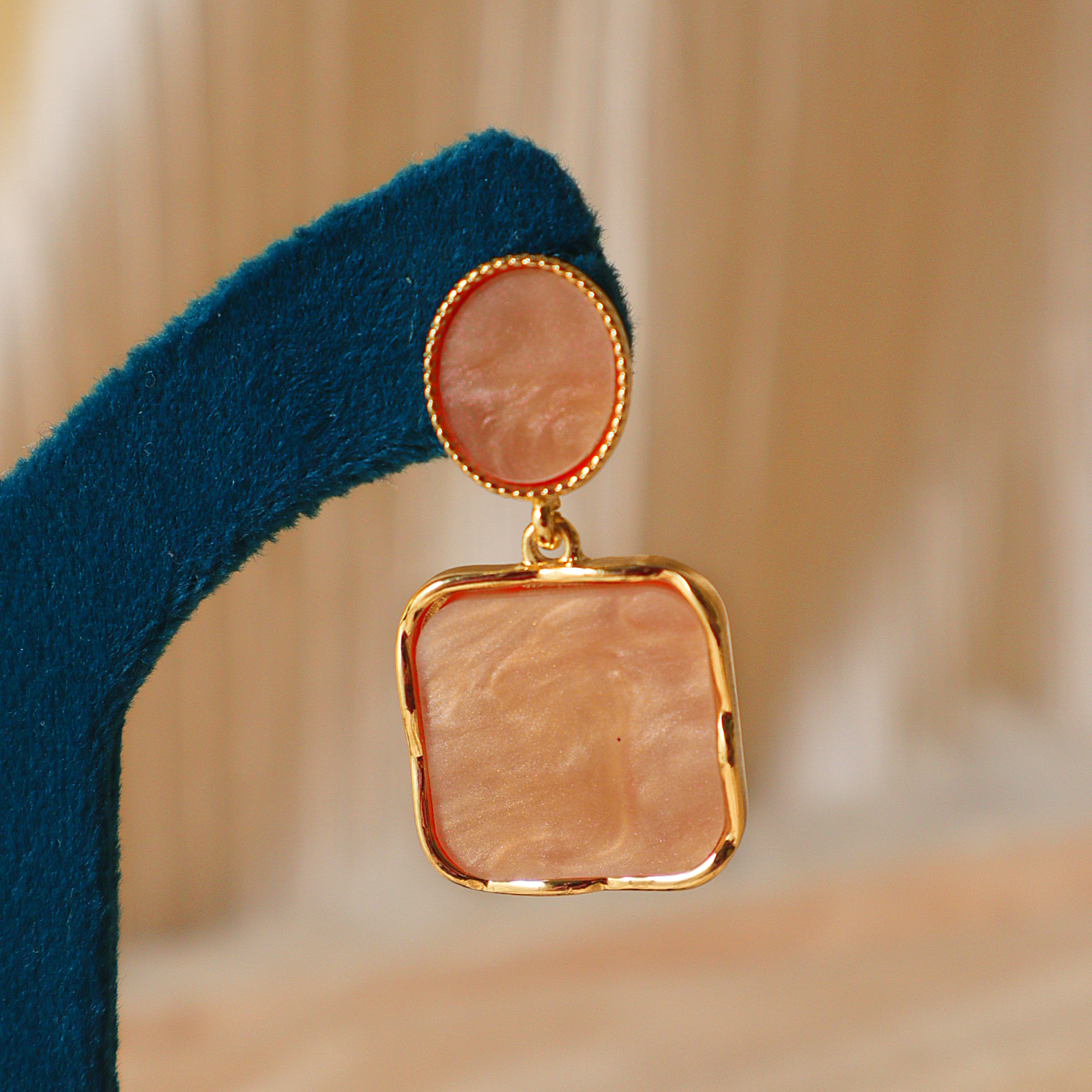 Geometric Square Designer Earrings for Women – Statement Earrings