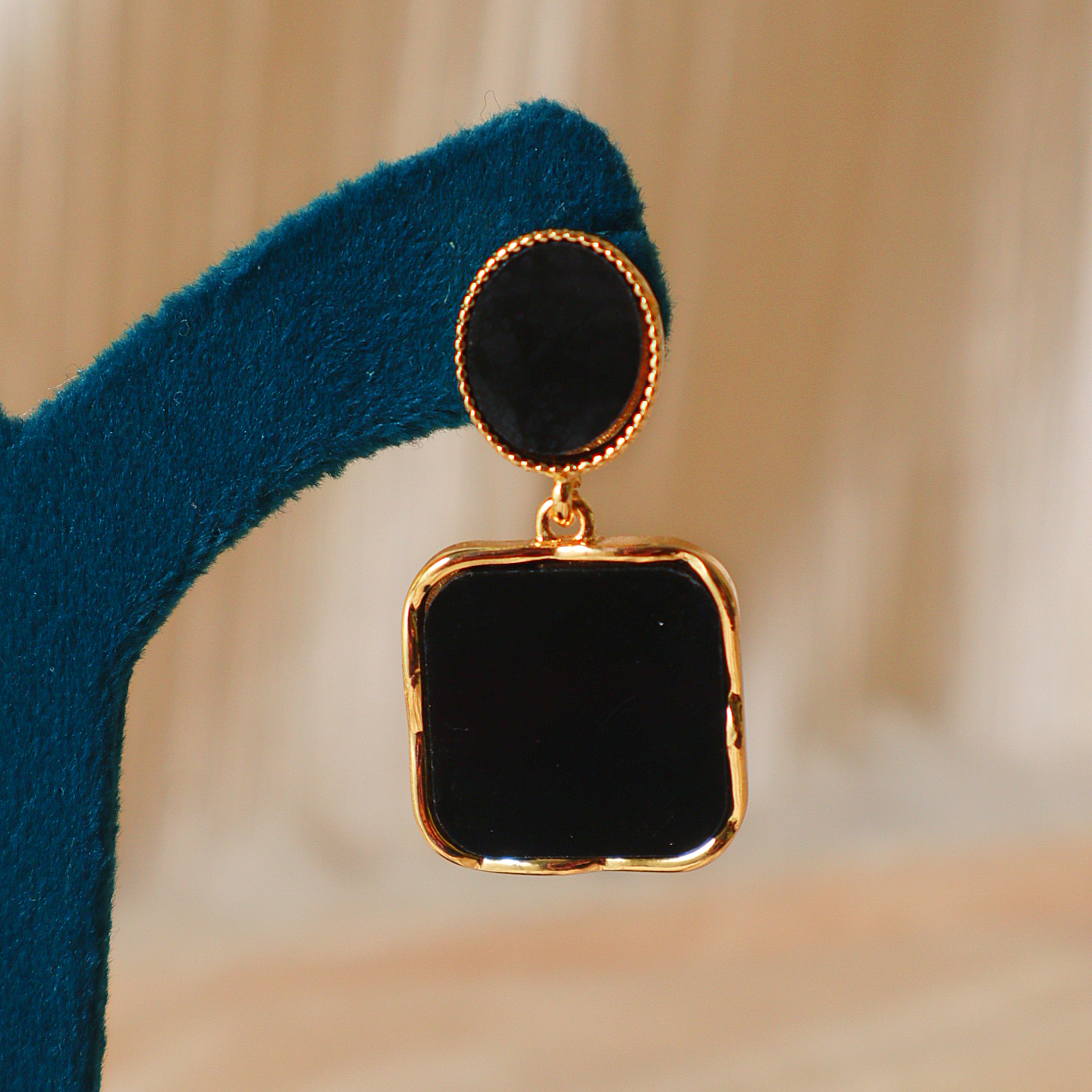 Geometric Square Designer Earrings for Women – Statement Earrings