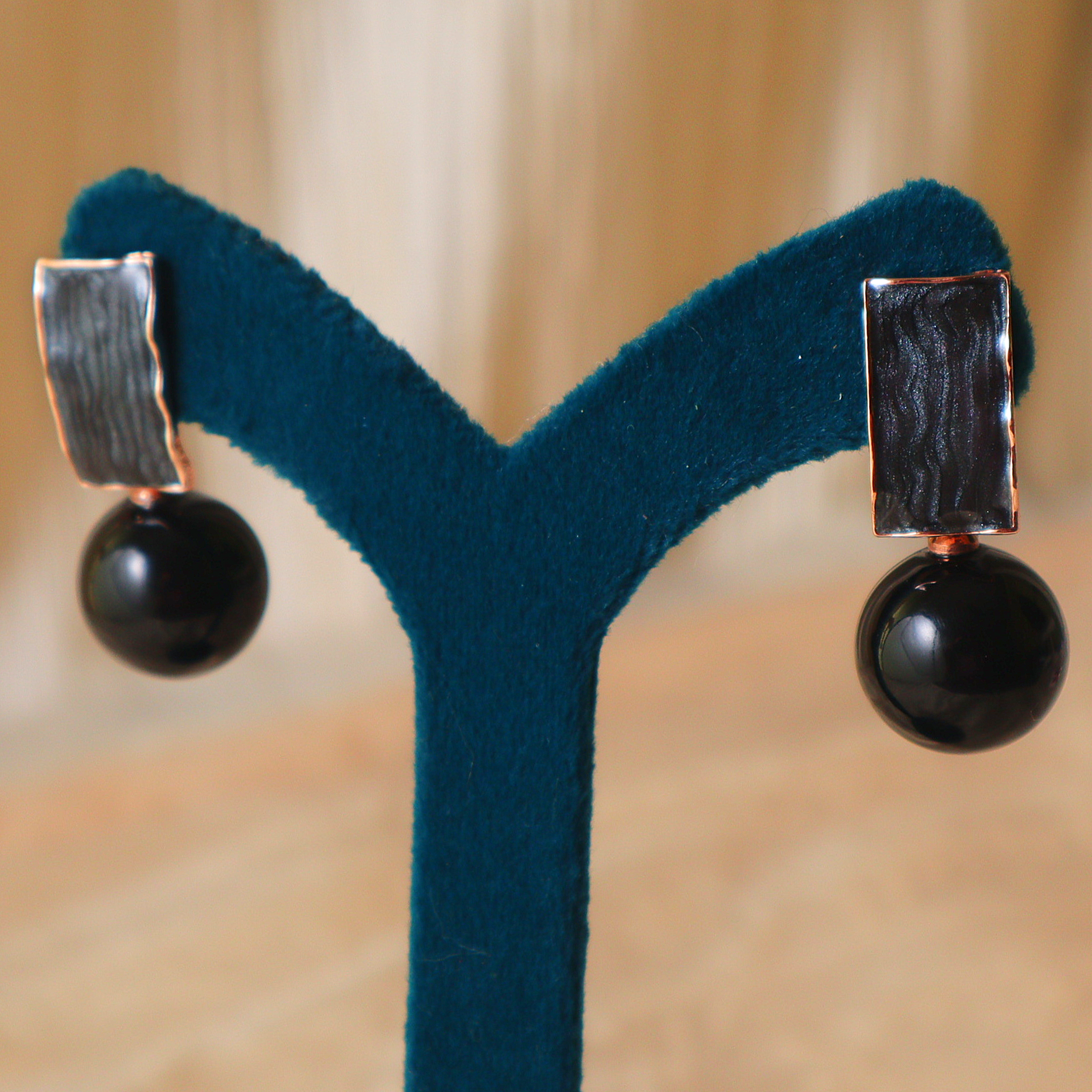 Minimal Pearl Drop Designer Earrings for Women – Elegant Daily Wear Studs