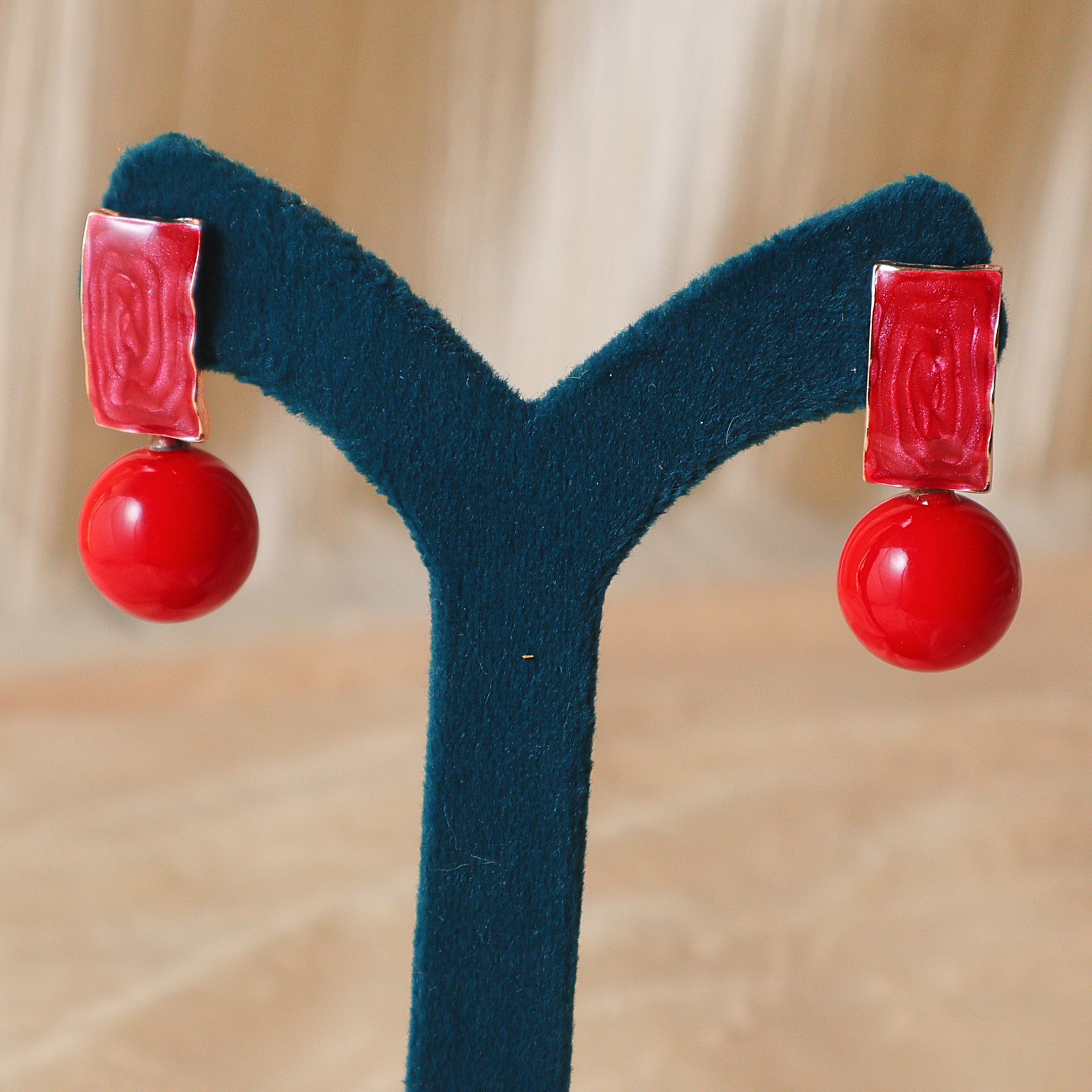 Minimal Pearl Drop Designer Earrings for Women – Elegant Daily Wear Studs
