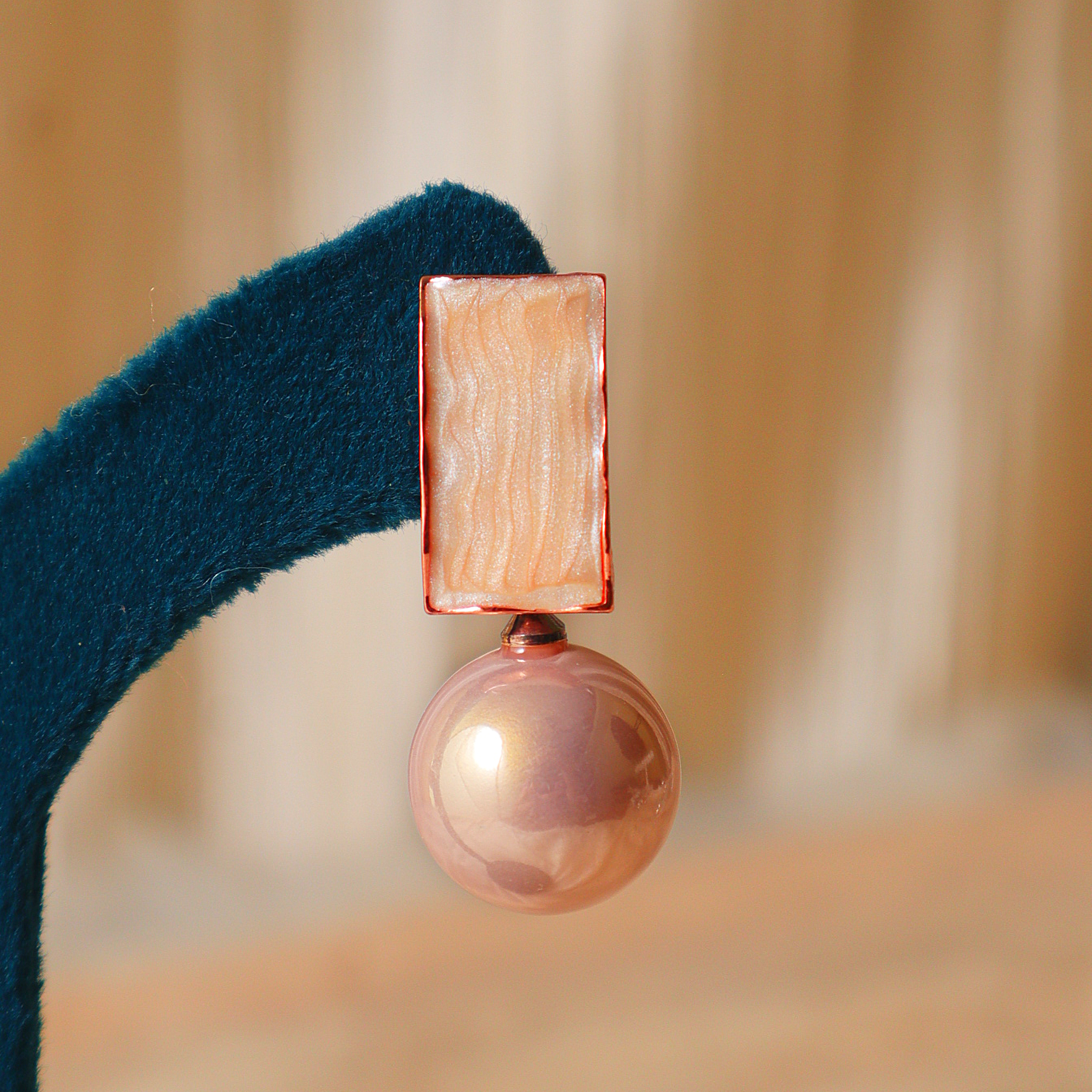 Minimal Pearl Drop Designer Earrings for Women – Elegant Daily Wear Studs