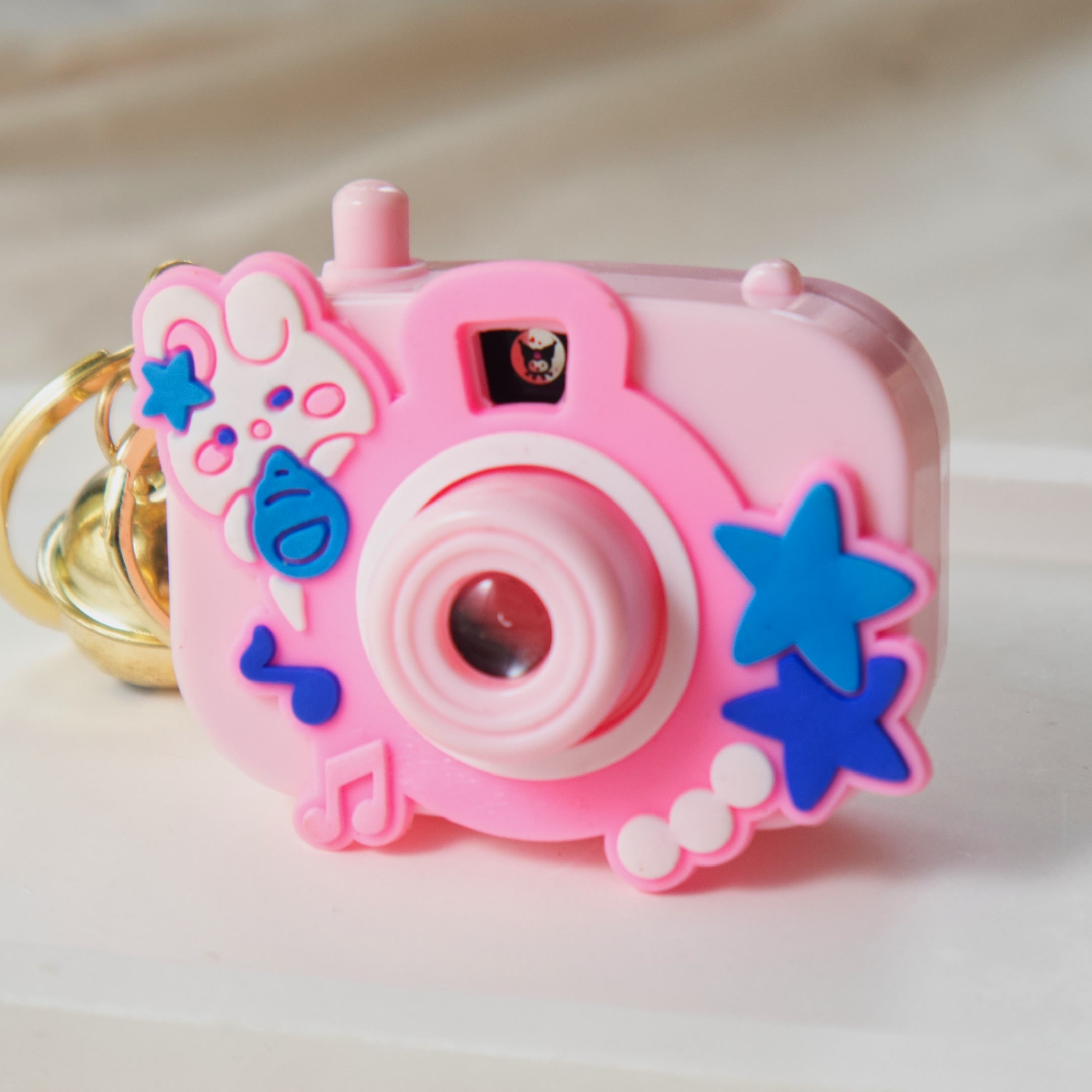 Interactive Mini Camera keychain with Viewfinder Images - Cute Toy Bag keychain