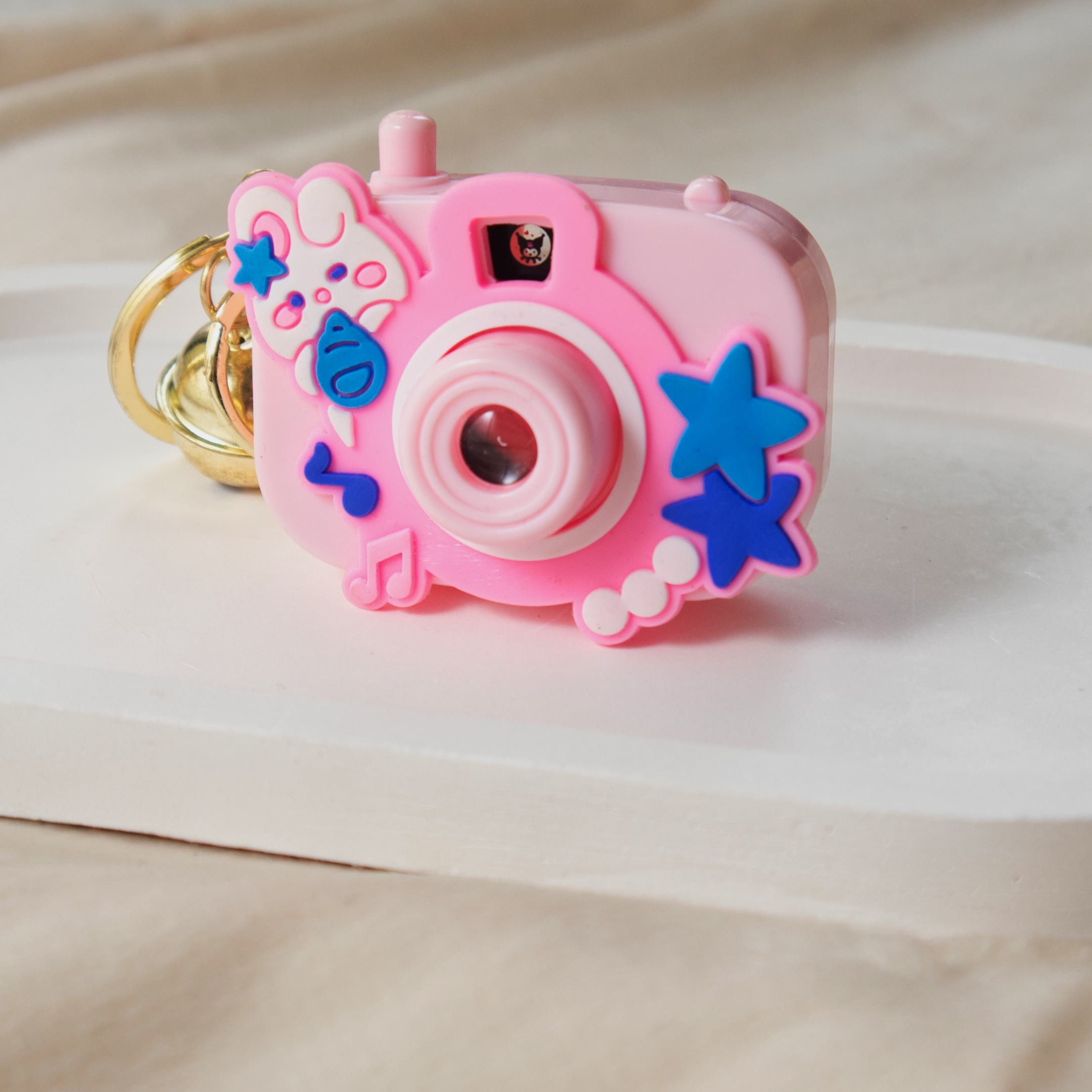 Interactive Mini Camera keychain with Viewfinder Images - Cute Toy Bag keychain