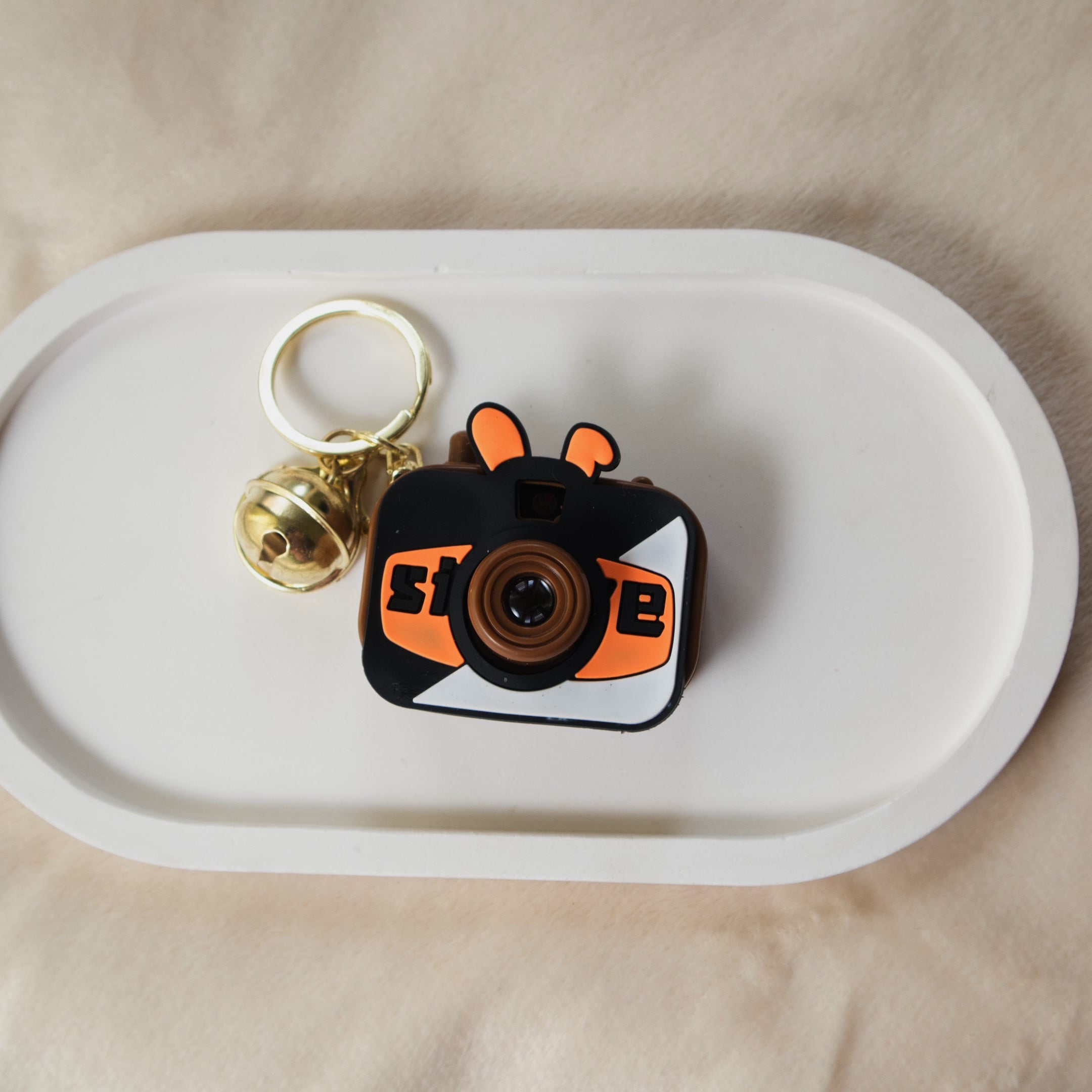 Interactive Mini Camera keychain with Viewfinder Images - Cute Toy Bag keychain