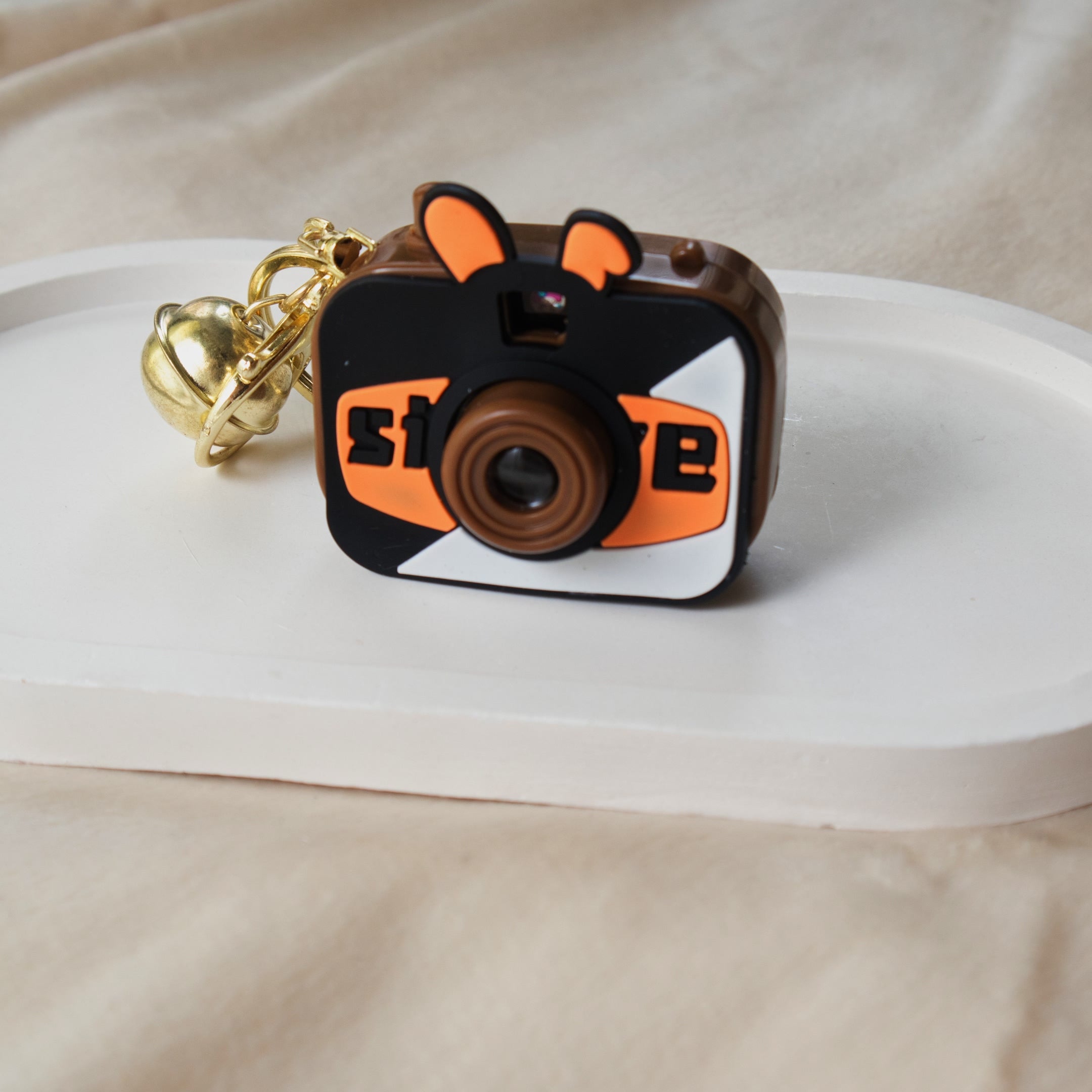 Interactive Mini Camera keychain with Viewfinder Images - Cute Toy Bag keychain