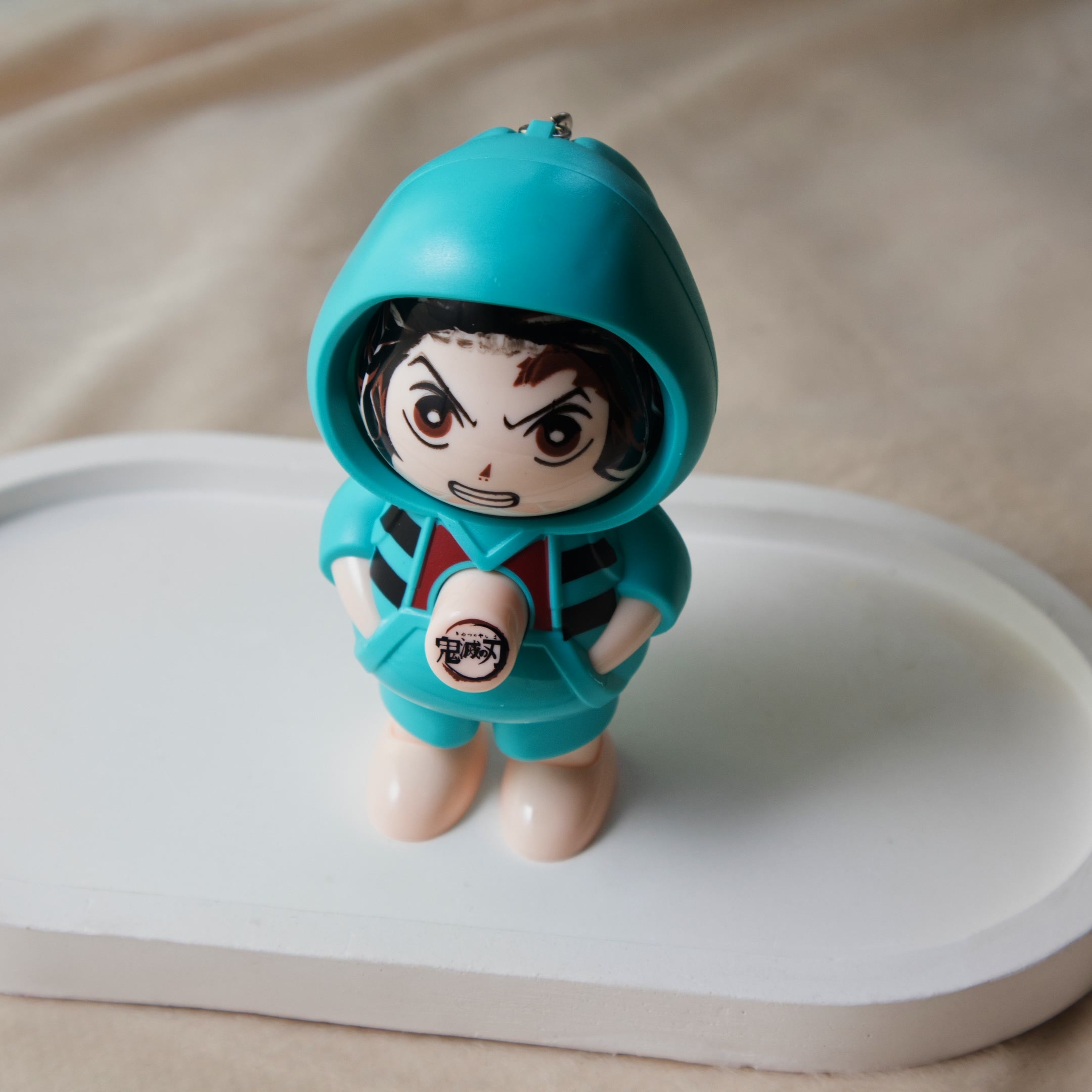 Interactive Anime Face Changing keychain - Cute Cartoon Doll Bag Charm