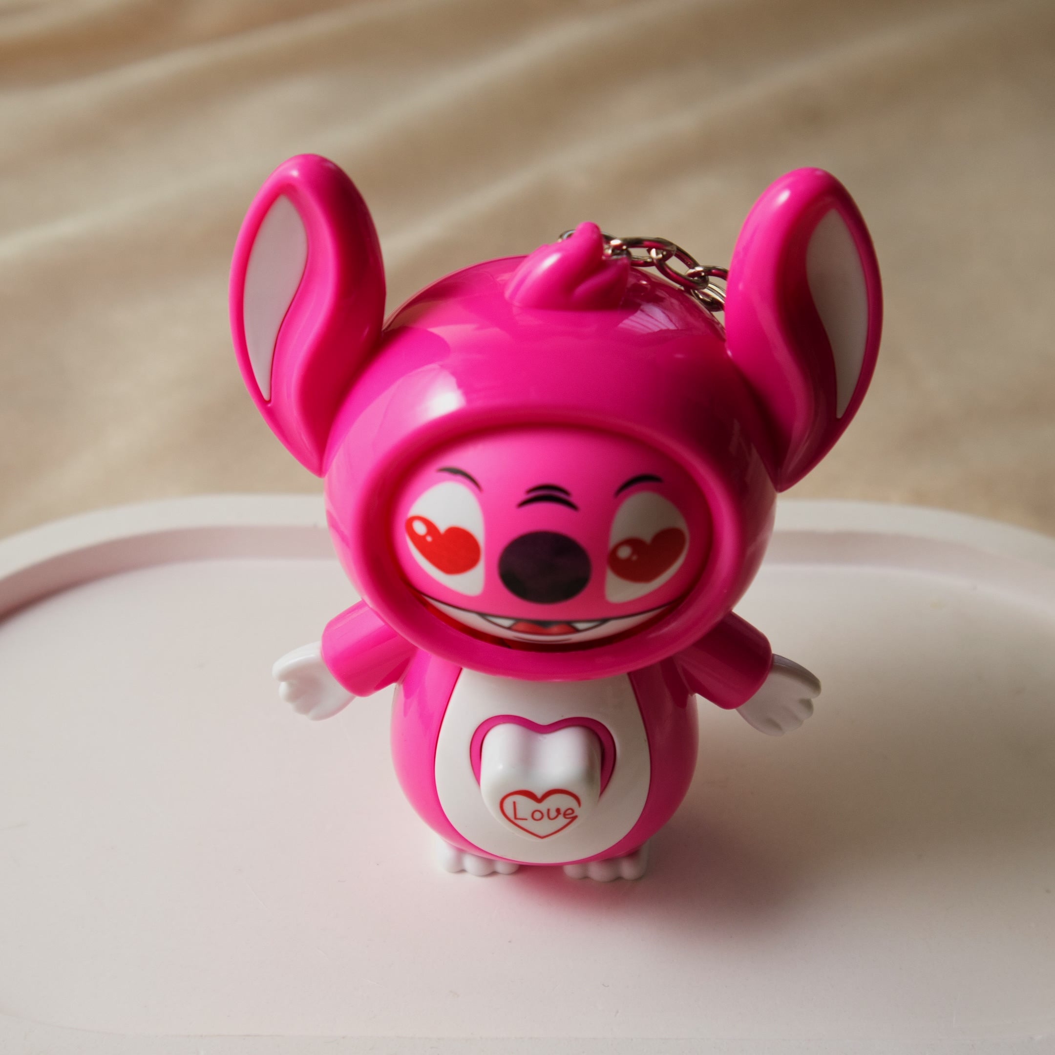 Interactive Anime Face Changing keychain - Cute Cartoon Doll Bag Charm