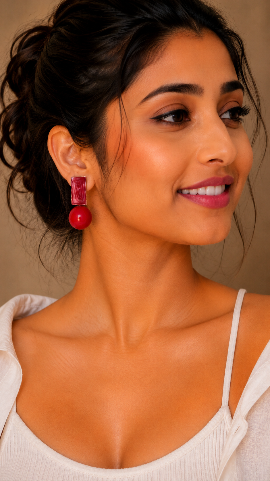 Minimal Pearl Drop Designer Earrings for Women – Elegant Daily Wear Studs